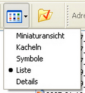Abb 22 Listenansicht