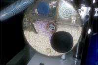 Inhalationsgerät Absorber mit Atemkalk Inhalationsgerät Absorber mit Atemkalk